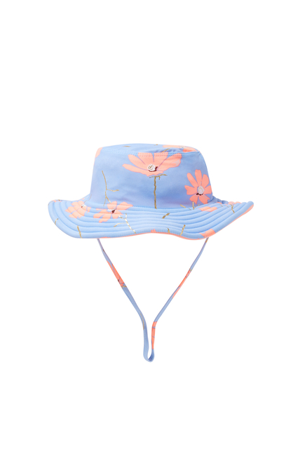 Kids Beach Bloom Reversible Bucket Hat